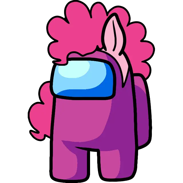 Lille Pony Pinkie Pie farvet billede