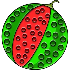 Vandmelon pop det farvet billede