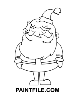 Sød julemand farvelægning side
