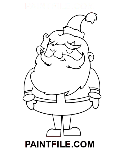 Sød julemand farvelægning side