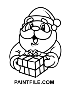 Julemanden Holdings Gave farvelægning side