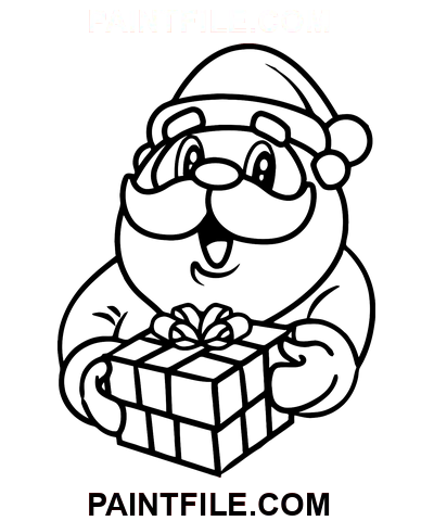 Julemanden Holdings Gave farvelægning side
