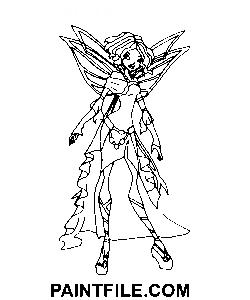 Nebula Winx Club farvelægning side