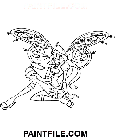 Winx Klub Leder farvelægning side