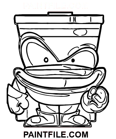 Stregtegninger farvelægning side
