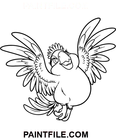 Rio Tegning farvelægning side