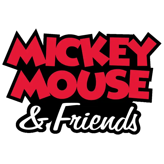 Mickey Mouse Vrienden Logo gekleurde afbeelding