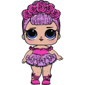 LOL Doll Sugar Queen gekleurde afbeelding