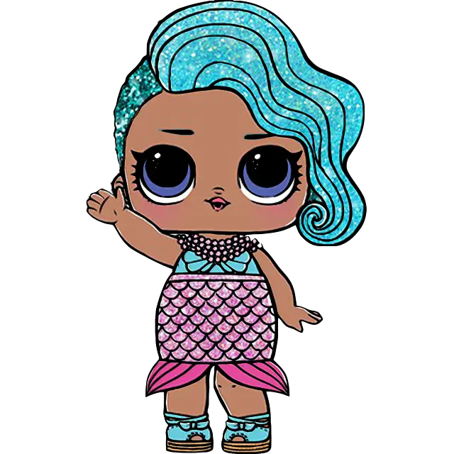 LOL Doll Splash Queen gekleurde afbeelding