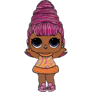 LOL Doll Supreme Koningin gekleurde afbeelding