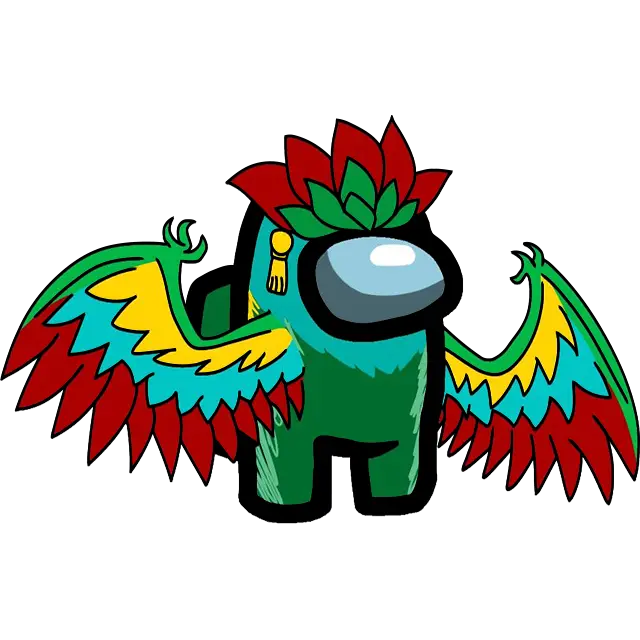 Quetzalcoatzi gekleurde afbeelding