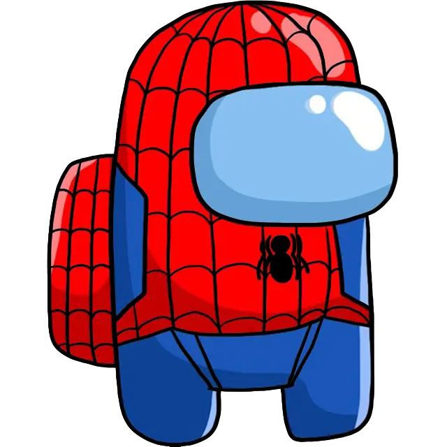 Spider-Man Huid gekleurde afbeelding