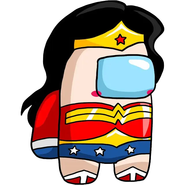 Wonder Woman 2 gekleurde afbeelding