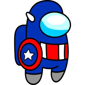 Captain America 4 gekleurde afbeelding
