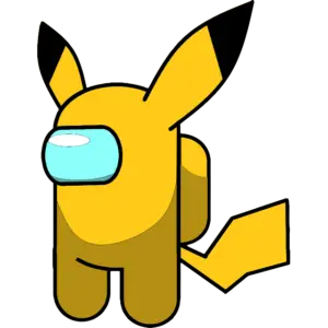 Pikachu Huid gekleurde afbeelding