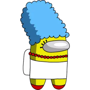 Marge Simpson Huid gekleurde afbeelding