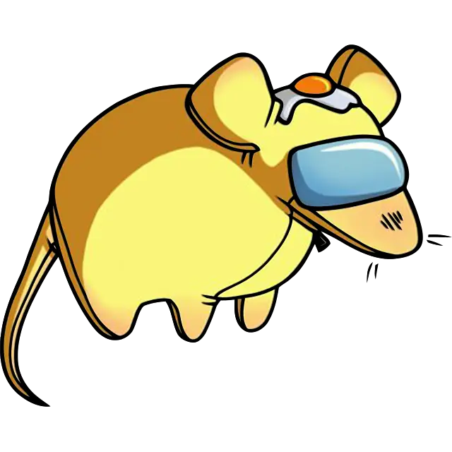 Eierhoed Rat gekleurde afbeelding