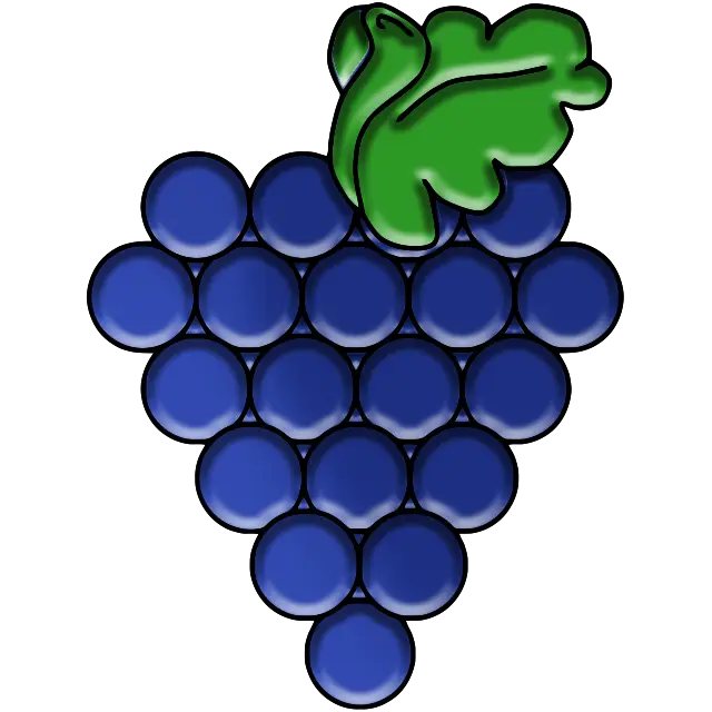 Druiven Pop-it gekleurde afbeelding