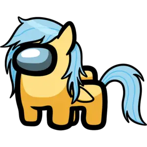 Skyblue Mijn Kleine Pony gekleurde afbeelding