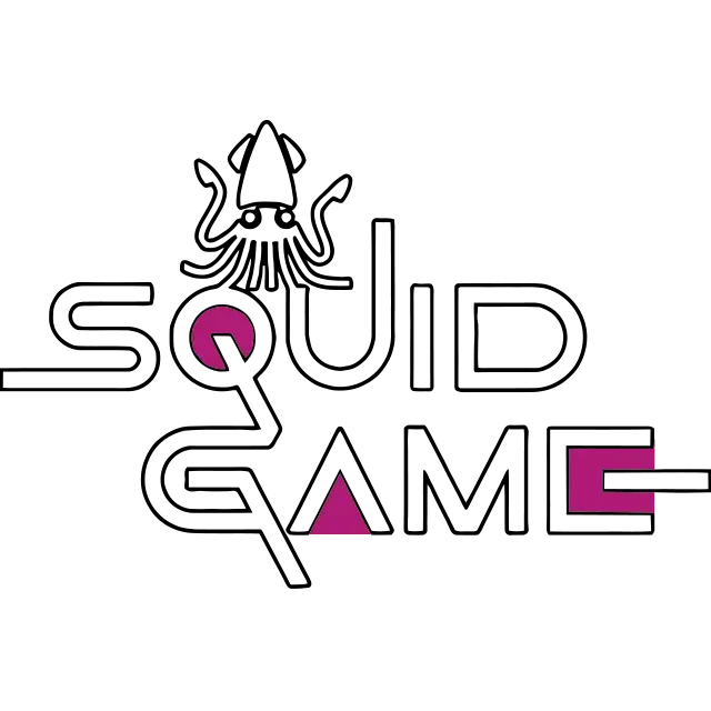 Inktvis Game 2 Logo gekleurde afbeelding