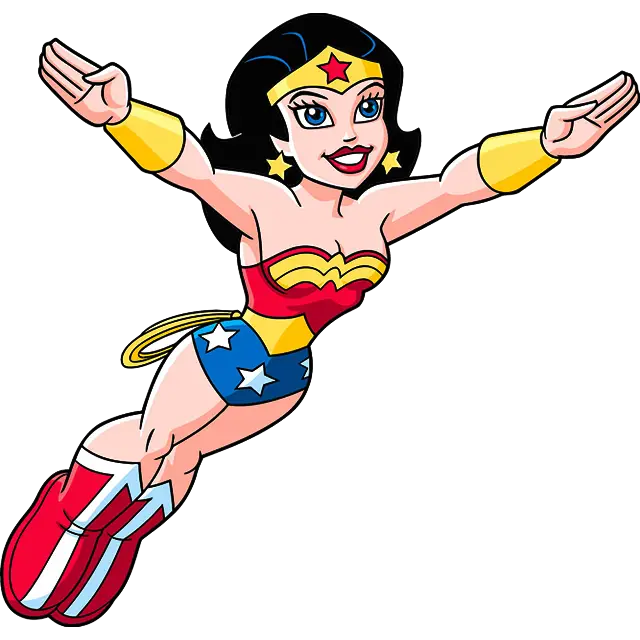 Komiksy Wonder Woman obraz kolorowy