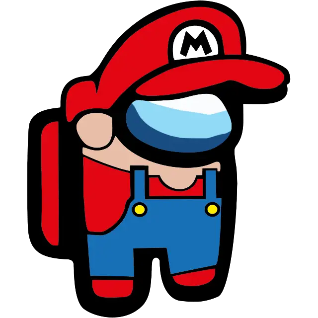 Skórka Mario obraz kolorowy