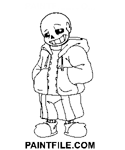 Chłodny Sans kolorowanka