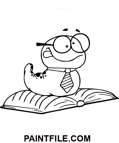 Śliczny rysunek clipart gąsienicy kolorowanka