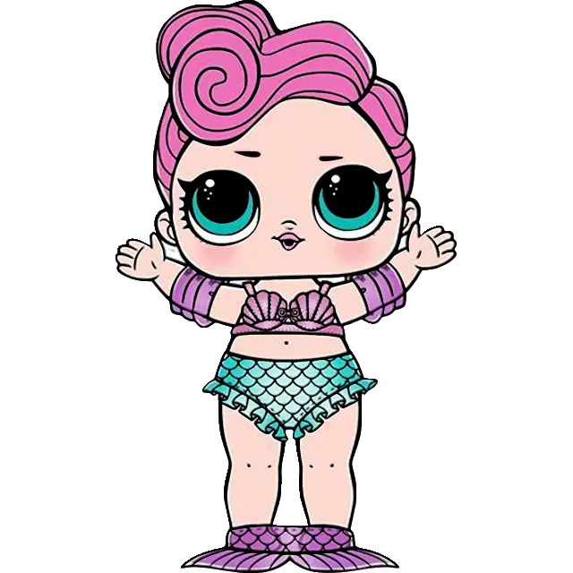 LOL Doll Splash Queen färgbild