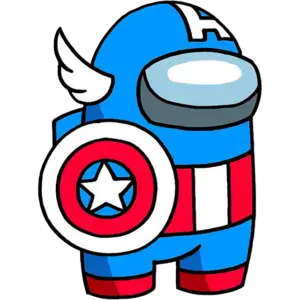 Kapten Amerika färgbild