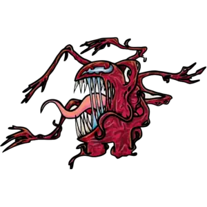 Hungrigt monster färgbild