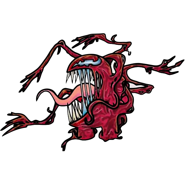 Hungrigt monster färgbild