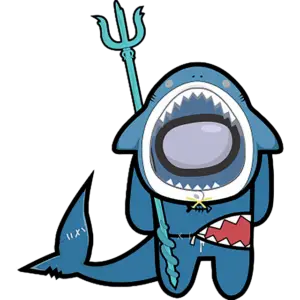 Shark kostym färgbild