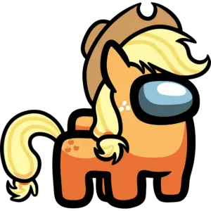 Applejack My Little Pony färgbild