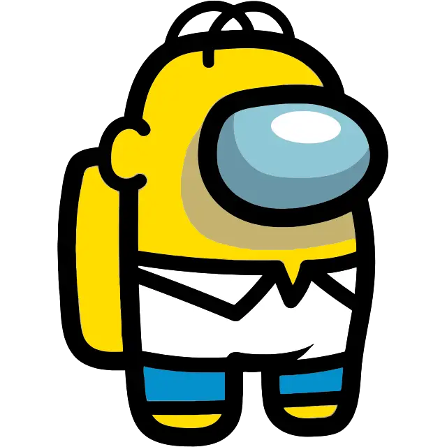 Homer Simpson kostym färgbild