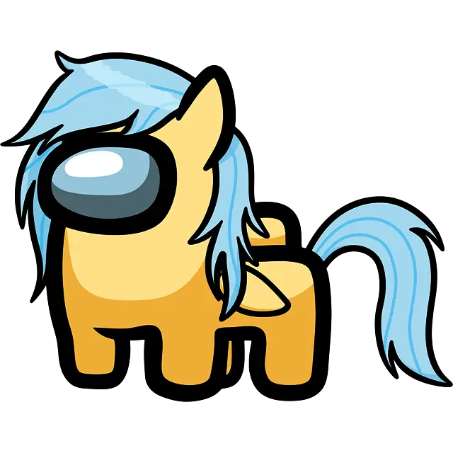 Himmelsblå My Little Pony färgbild