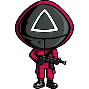 Bläckfisk Game Soldat Netflix färgbild