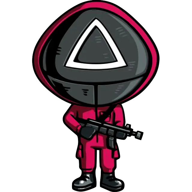 Bläckfisk Game Soldat Netflix färgbild