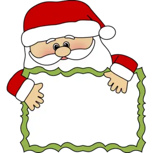 Clipart jultomten färgbild