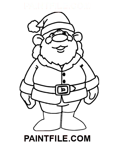 Jultomten målarbok