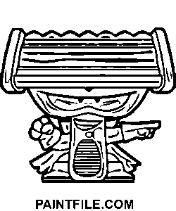 superthings, hand, ritning målarbok