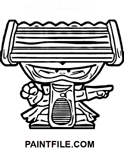 superthings, hand, ritning målarbok