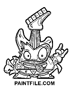 Superzings Super Riff målarbok