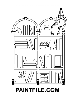 böcker Clip Art Teckning målarbok