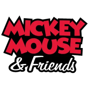 Logo přátel Mickey Mouse barevný obrázek