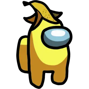 Podvodník Banánový klobouk barevný obrázek