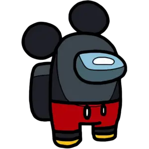 Mickey Mouse kostým barevný obrázek