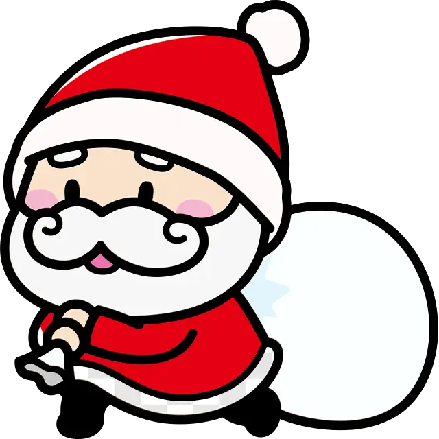 Malý Santa Claus Vánoce barevný obrázek
