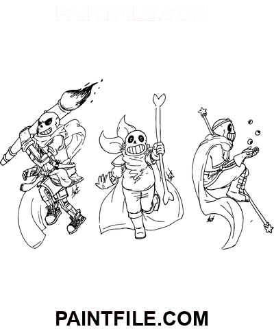 Kostlivec z podzemí omalovánka
