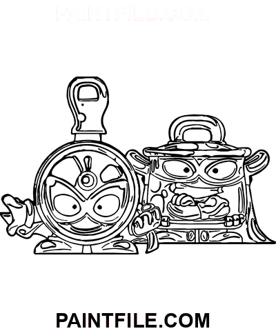Nejlepší Superzings omalovánka